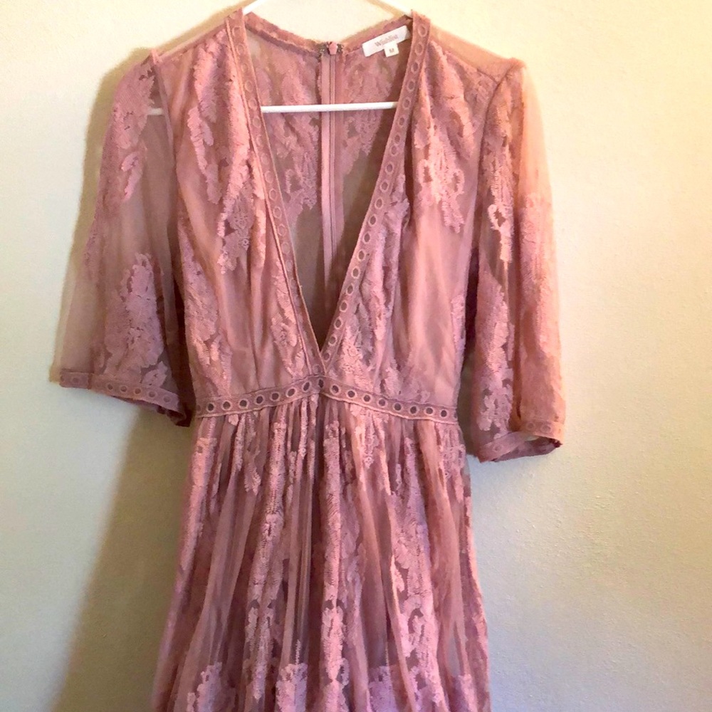 Lace Maxi Dress with built in Romper